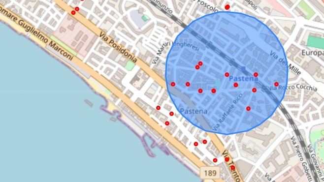 Location intelligence geospatial visualization